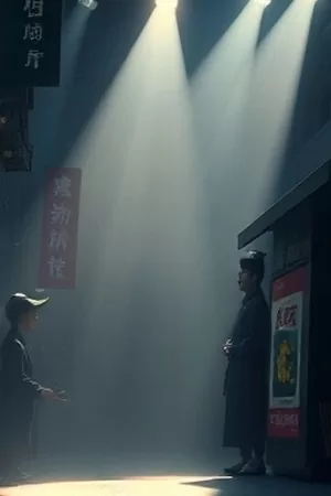 音乐动画《蓝调星期天》深夜爵士酒吧舞台的竖版画面